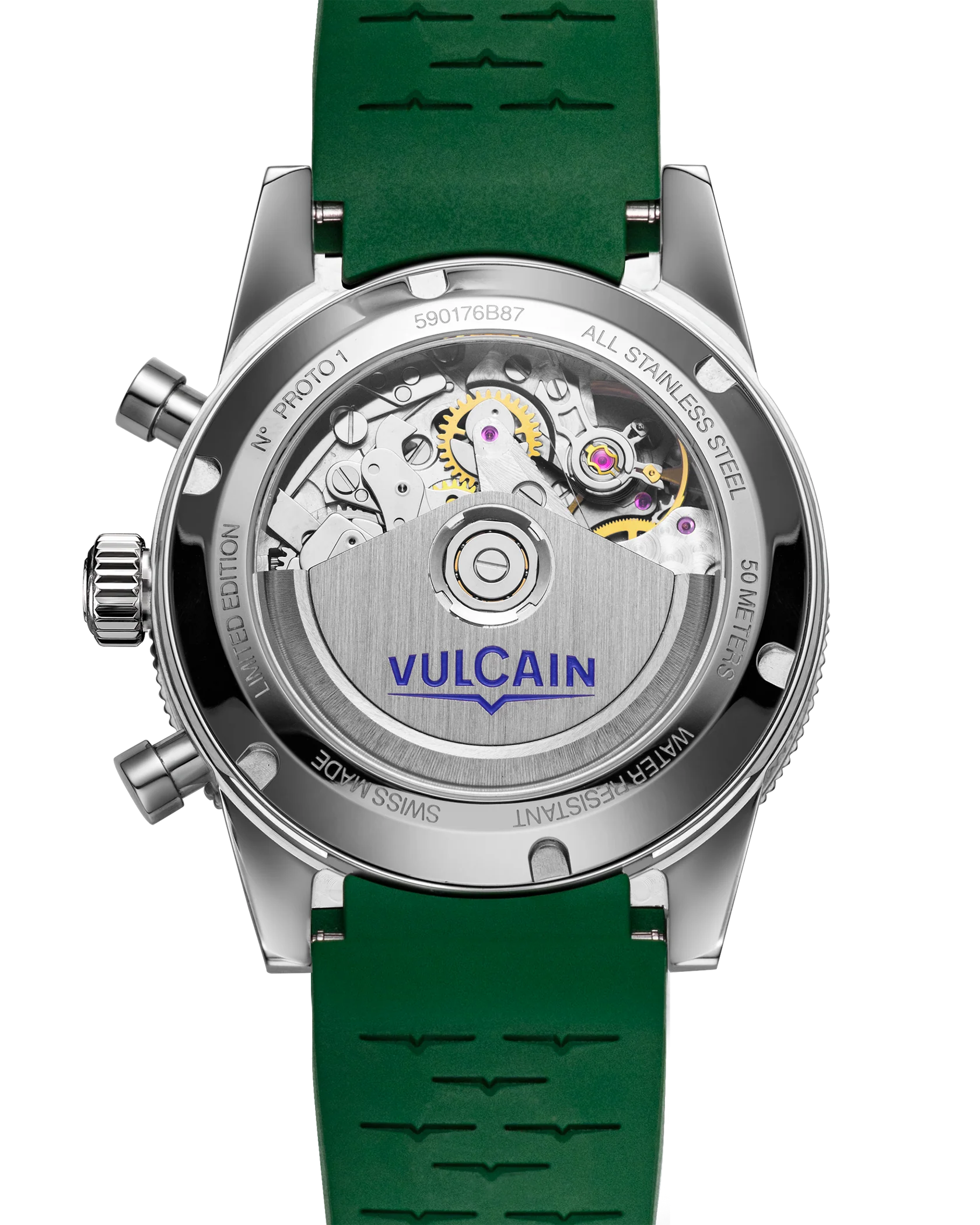 Vulcain Skindiver Chronograph Green (40mm) 590176BK7