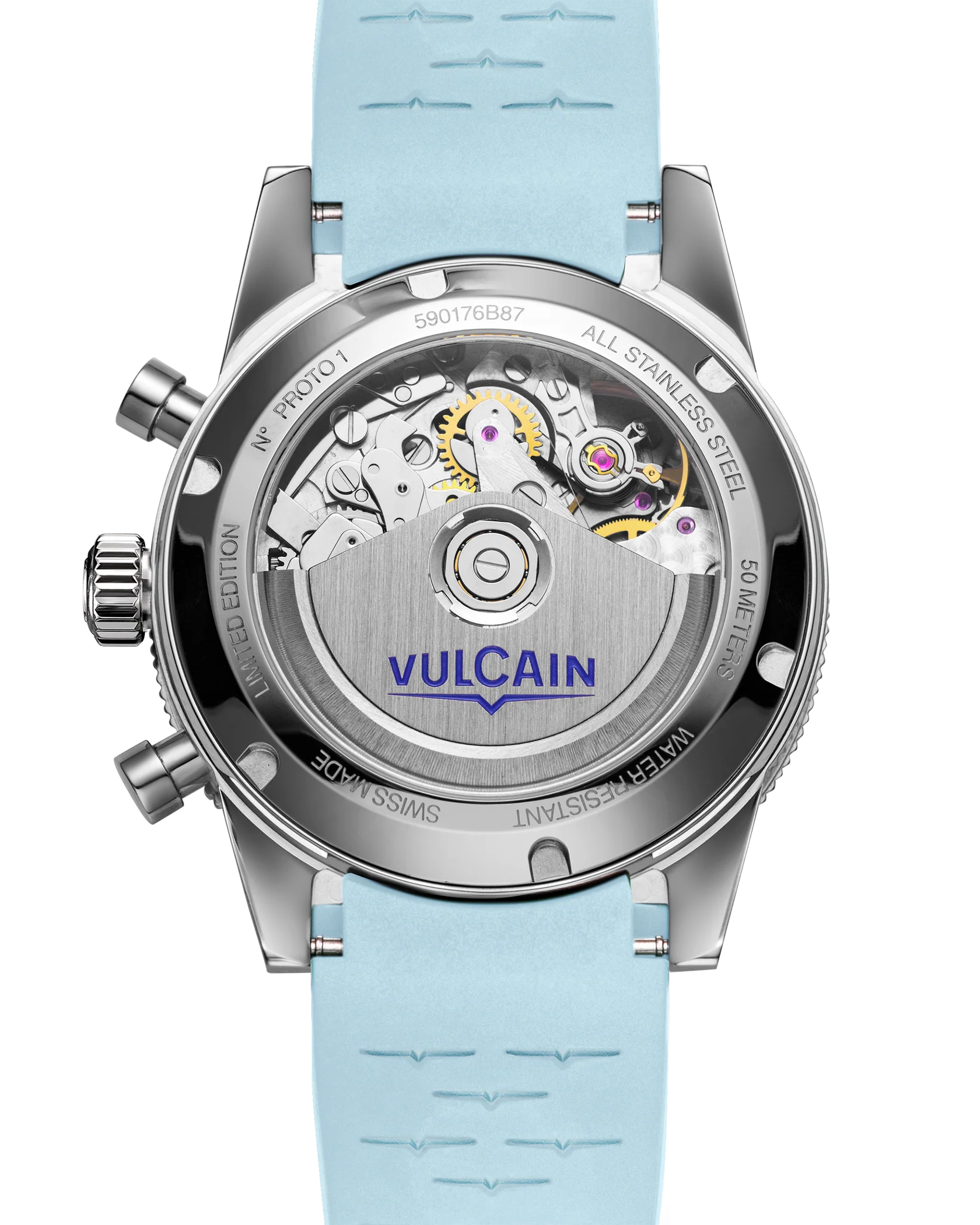 Vulcain Skindiver Chronograph Limited Edition Ice Blue (40mm) 590176BL7