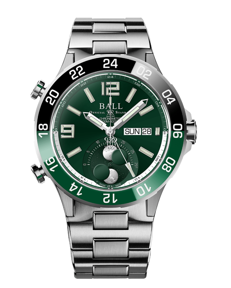 BALL Roadmaster Marine GMT Moon Phase (42mm) DG3220A-S2C