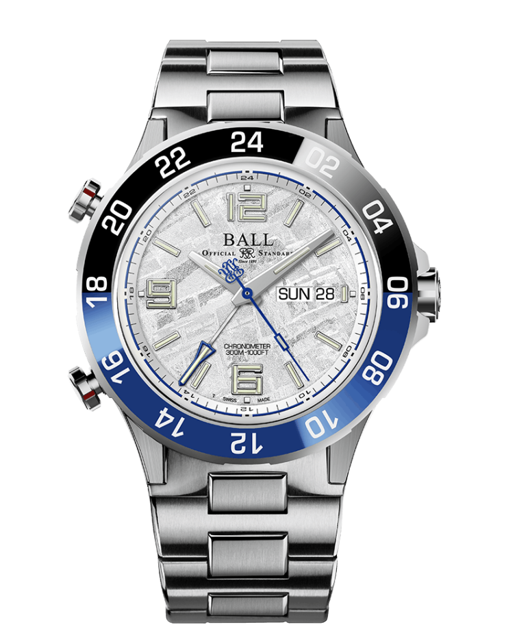 BALL Roadmaster Marine GMT Meteorite (42mm) DG3222A-S8C-MSL