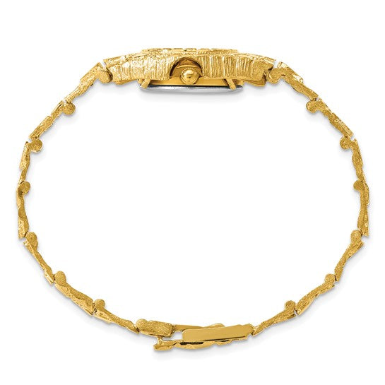 GENEVE 10K Nugget Quartz Watch 10N260Y