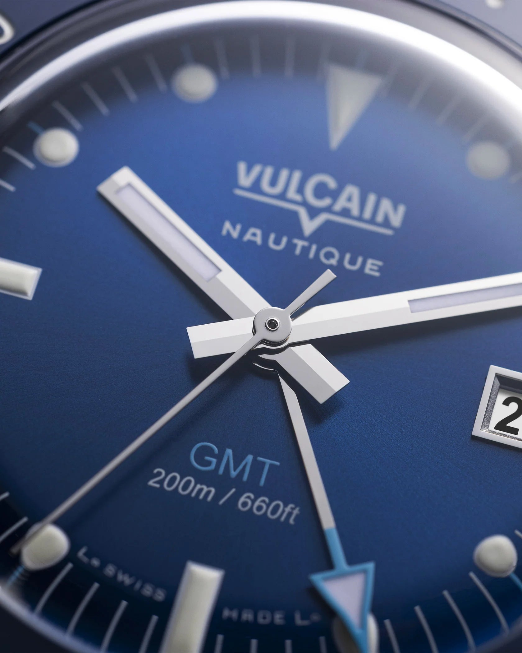 Vulcain Skindiver Nautical GMT Blue (38mm) 680174B37.BAR254