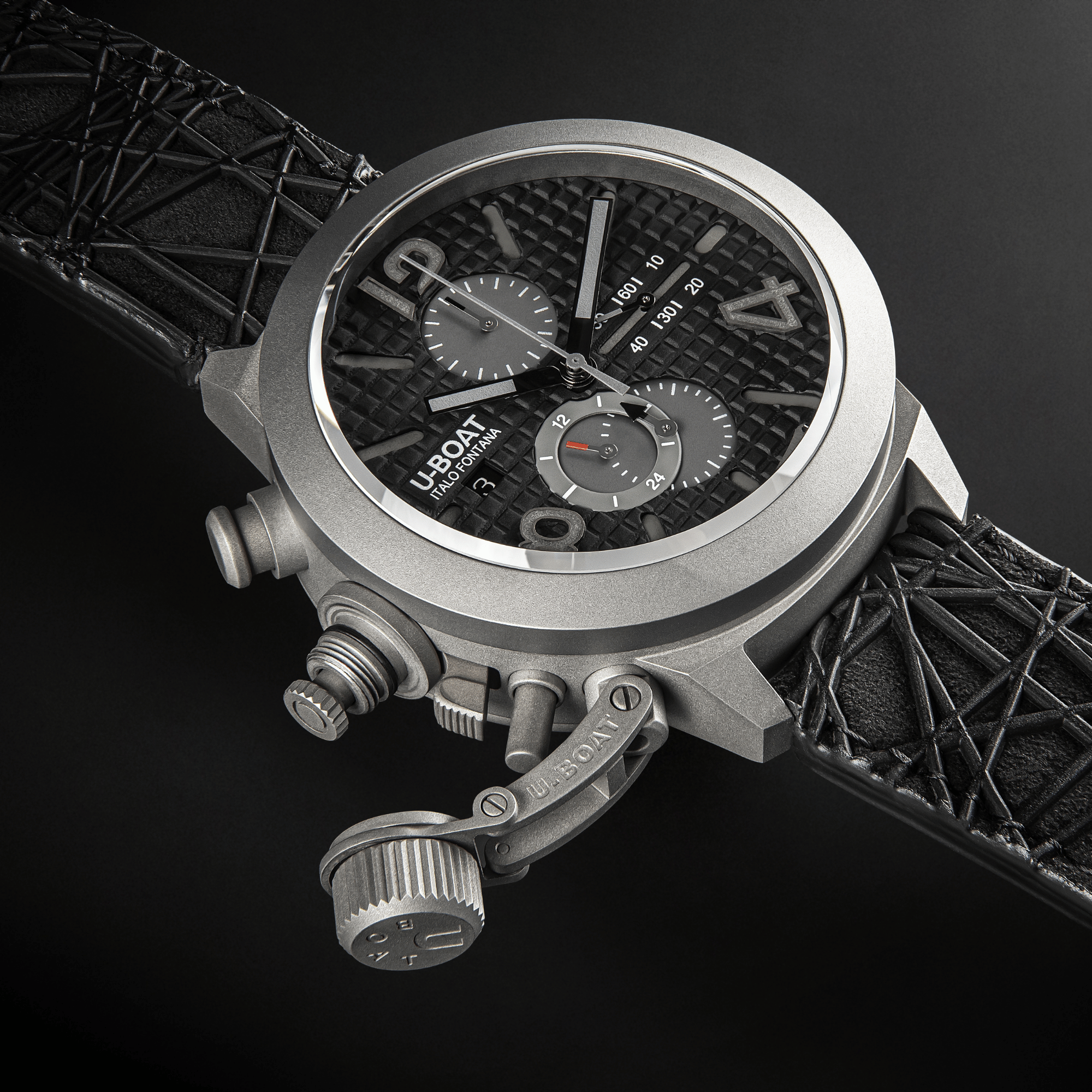 U-BOAT CLASSICO 45 TITANIUM TUNGSTEN BLACK REF. 3004