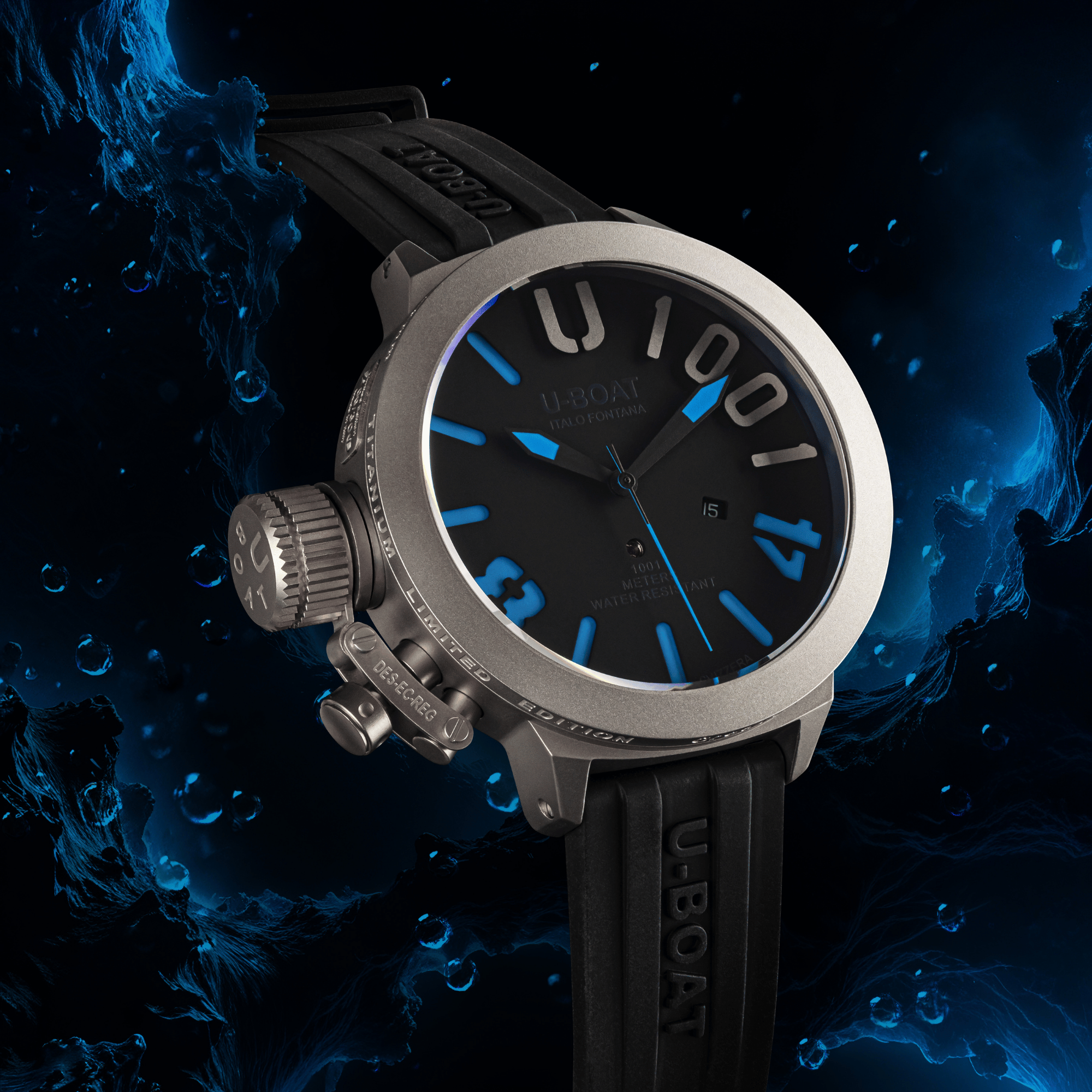 U-BOAT CLASSICO 55 1001 BLUE U-BOAT REF. 3028