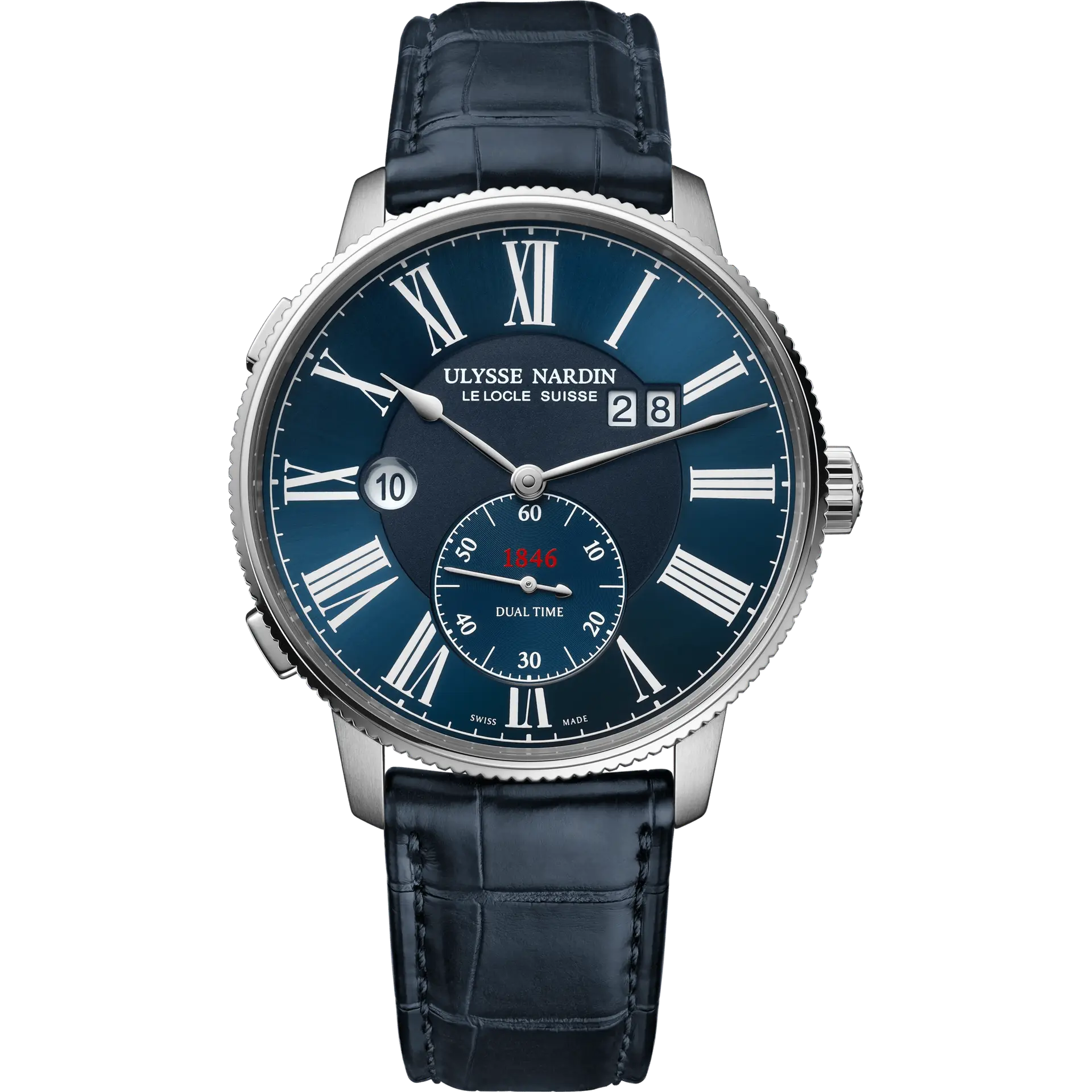 ULYSSE NARDIN MARINE TORPILLEUR DUAL TIME ((44mm) 3343-320-3A/1A