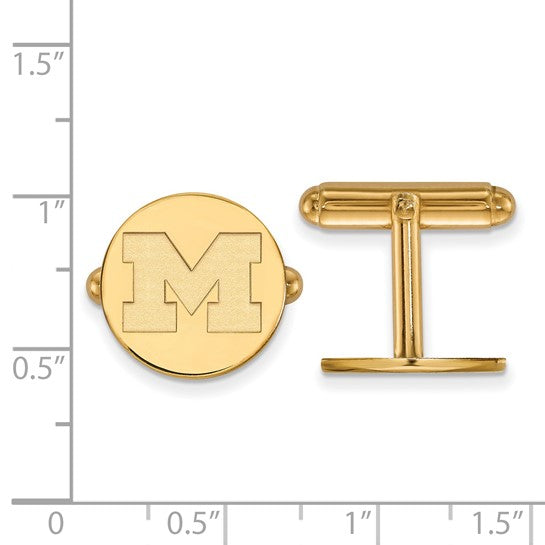 University of Michigan 14k Cufflinks