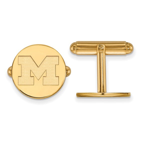 University of Michigan 14k Cufflinks