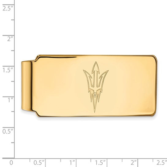Arizona State University Pitchfork 14k Money Clip