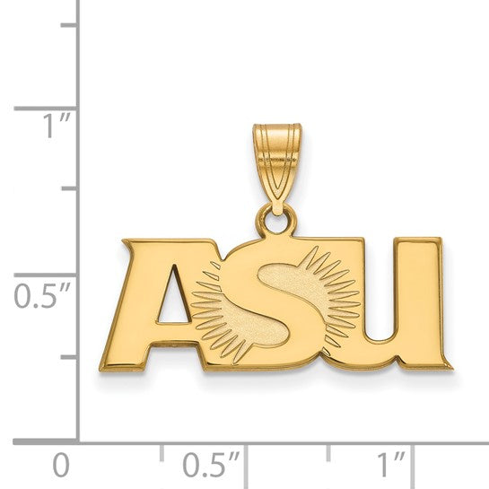 Arizona State University A-S-U 14k Large Pendant