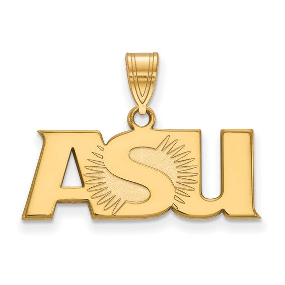 Arizona State University A-S-U 14k Large Pendant