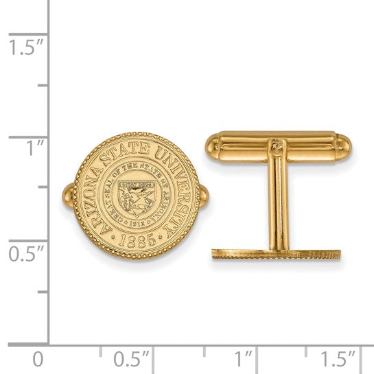 Arizona State University Crest 14k Cufflinks