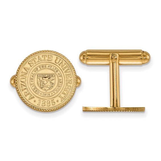 Arizona State University Crest 14k Cufflinks
