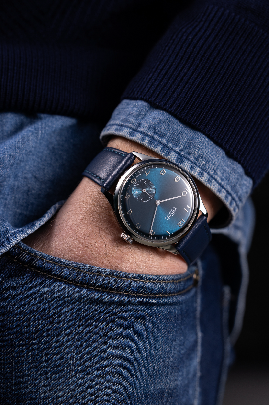 Vulcain Grand Prix (39mm) Blue 690175A30