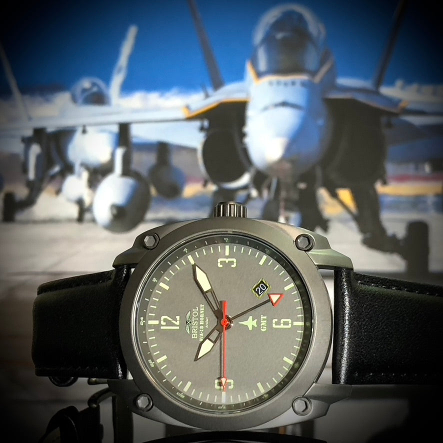 Bristol F-18 Hornet Tribute - Gray (44mm) BW18B