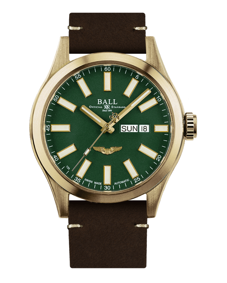 Ball roadmaster starlight bronze watch hot sale