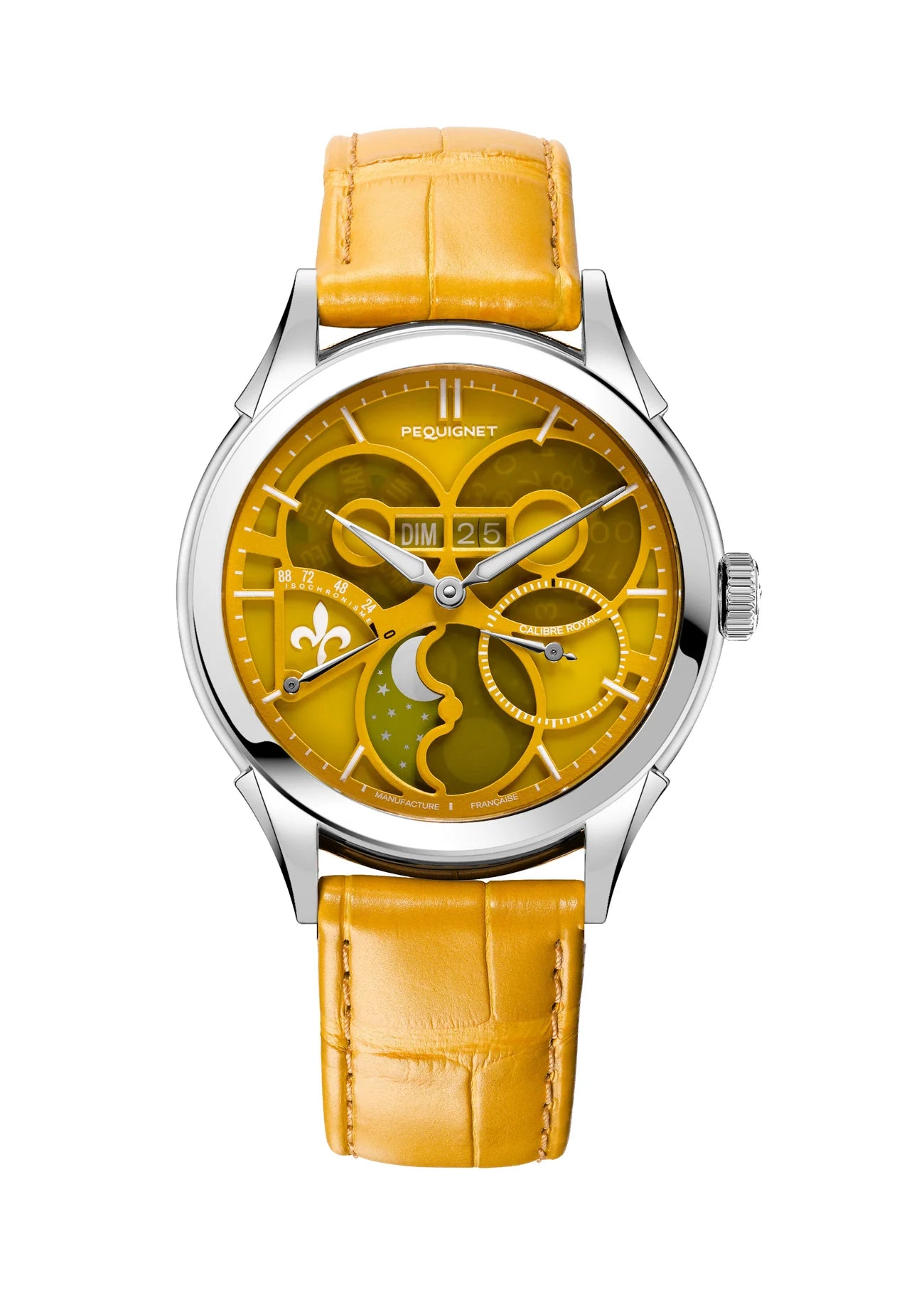 Pequignet Royale Saphir Amber Yellow (42mm) 9010822