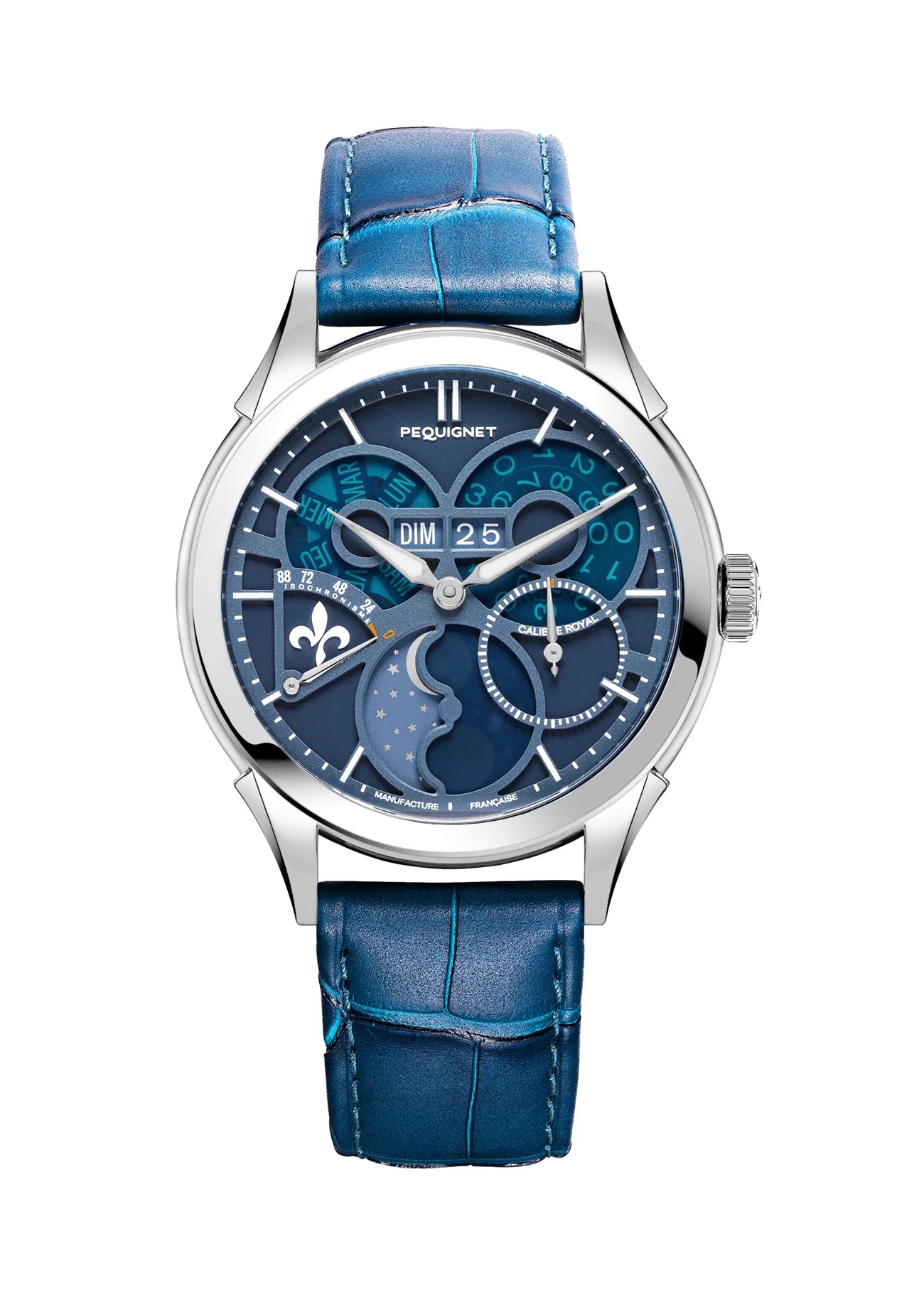 Pequignet Royale Saphir Topaz Blue (42mm) 9010872
