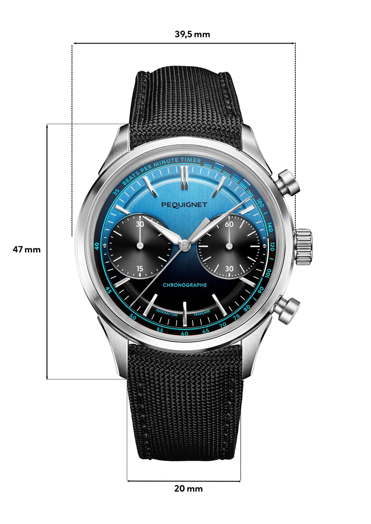 Pequignet Royale Paris Chrono BPM (39.5mm) 9120343
