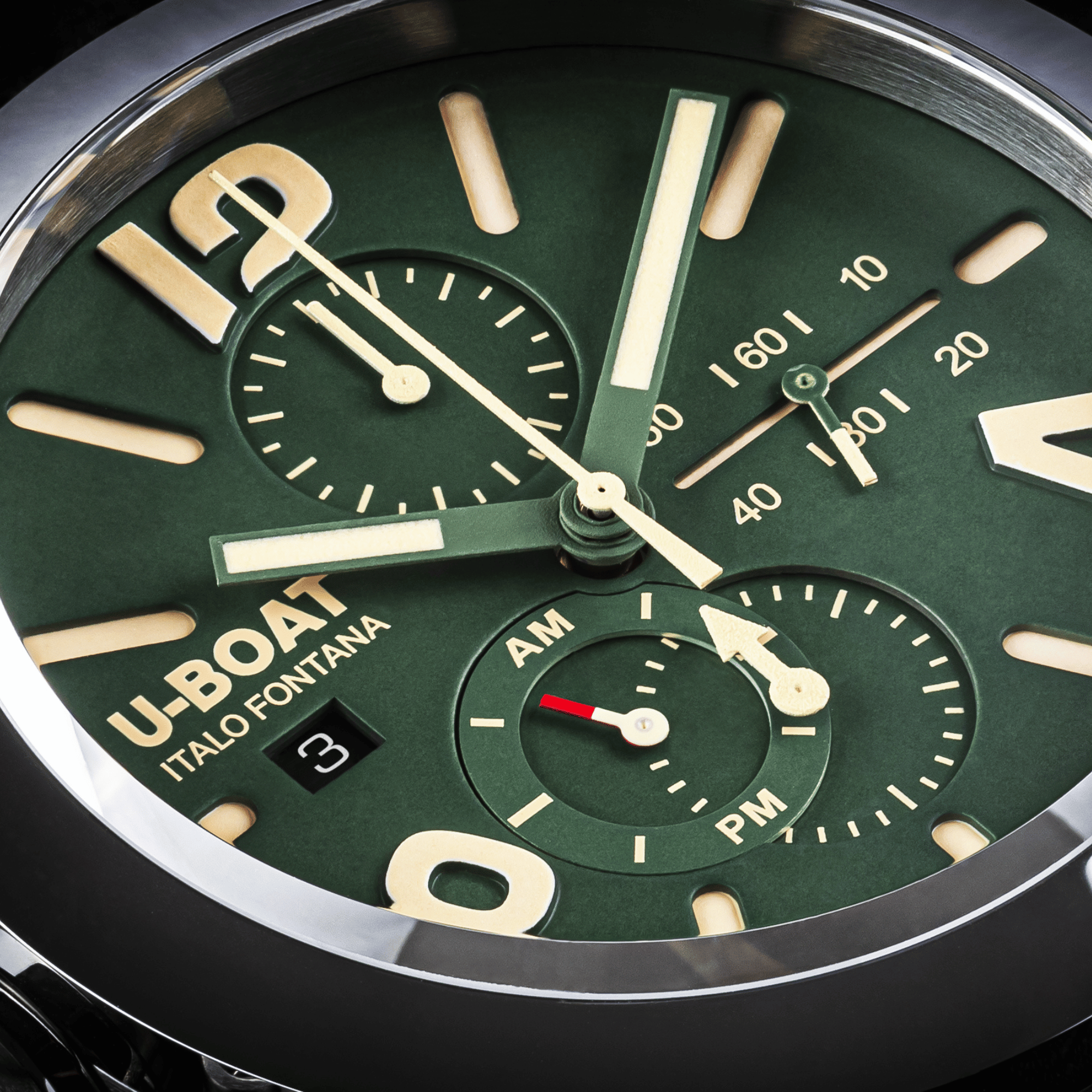 U-BOAT CLASSICO TUNGSTENO CAS GREEN (45mm) REF. 9581