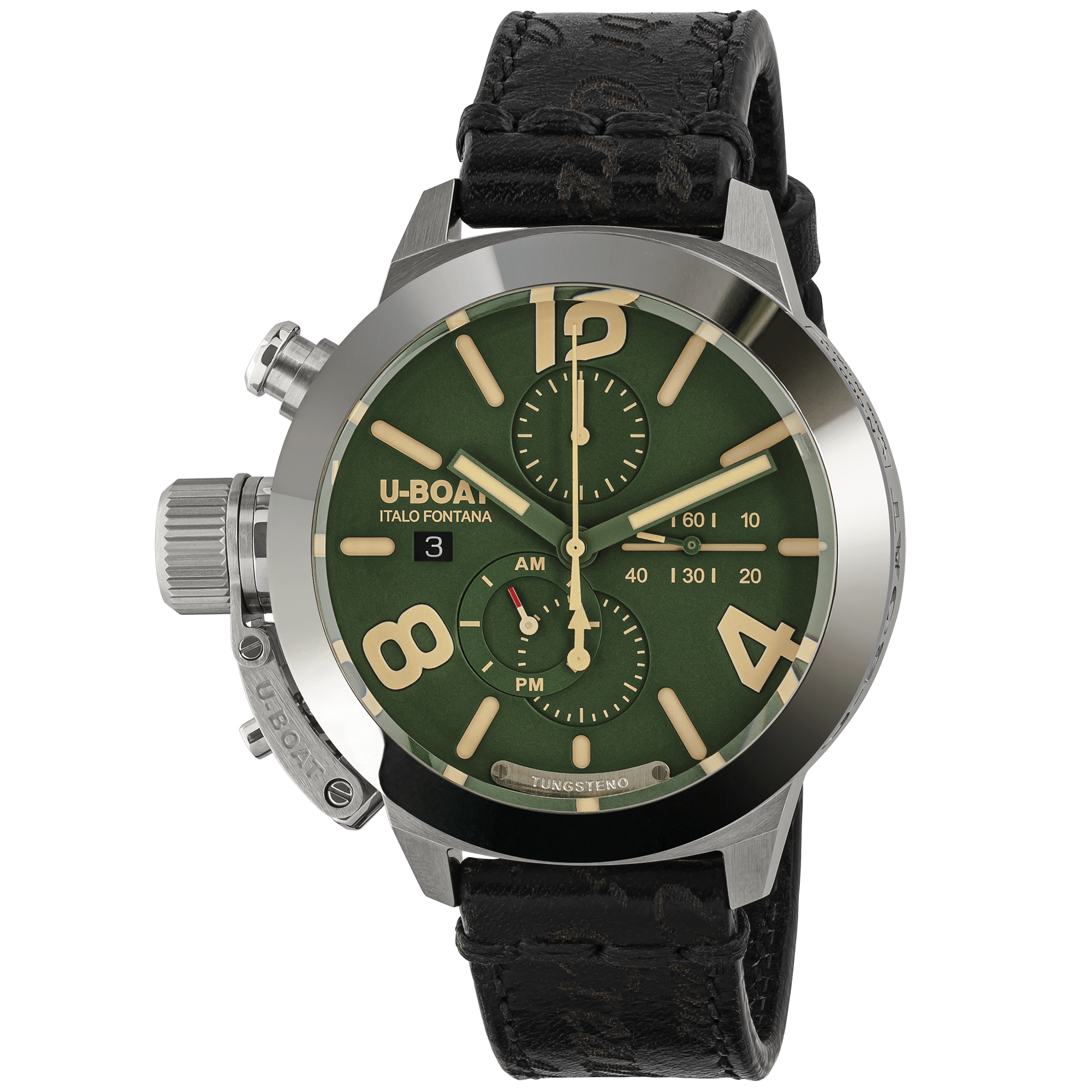 U-BOAT CLASSICO TUNGSTENO CAS GREEN (45mm) REF. 9581