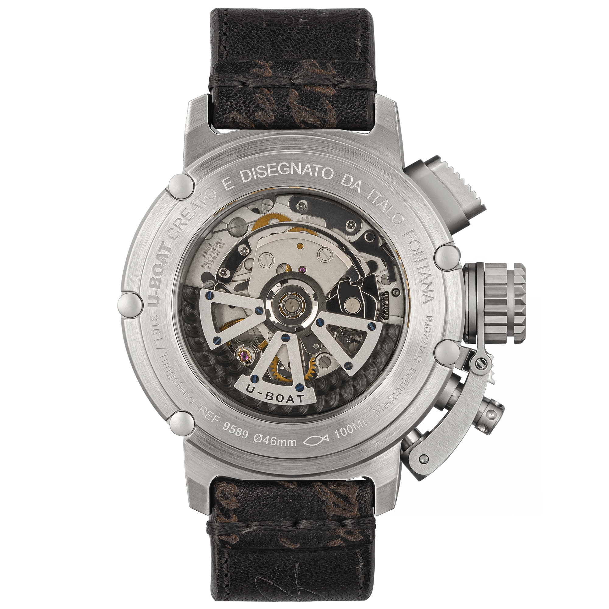 U-BOAT CLASSICO TUNGSTENO CAS GREEN (45mm) REF. 9581