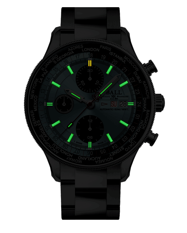 BALL Engineer II Navigator World Time Chronograph (44mm) CM3388D-S1-IBEBE