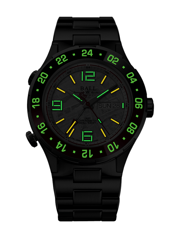 BALL Roadmaster Marine GMT Meteorite (40mm) DG3000A-S11CJ-MSL