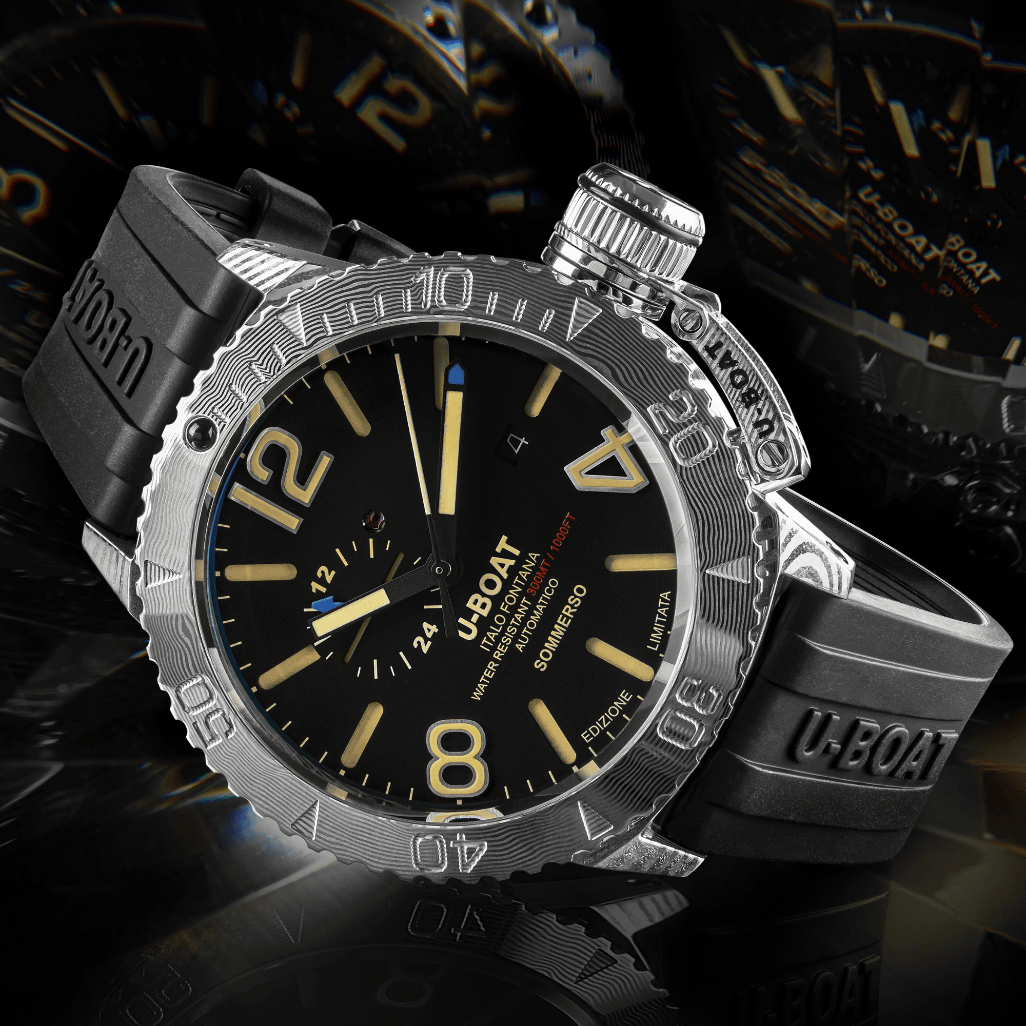 U-BOAT SOMMERSO DAMASCUS RIGHT (46mm) REF. 9988