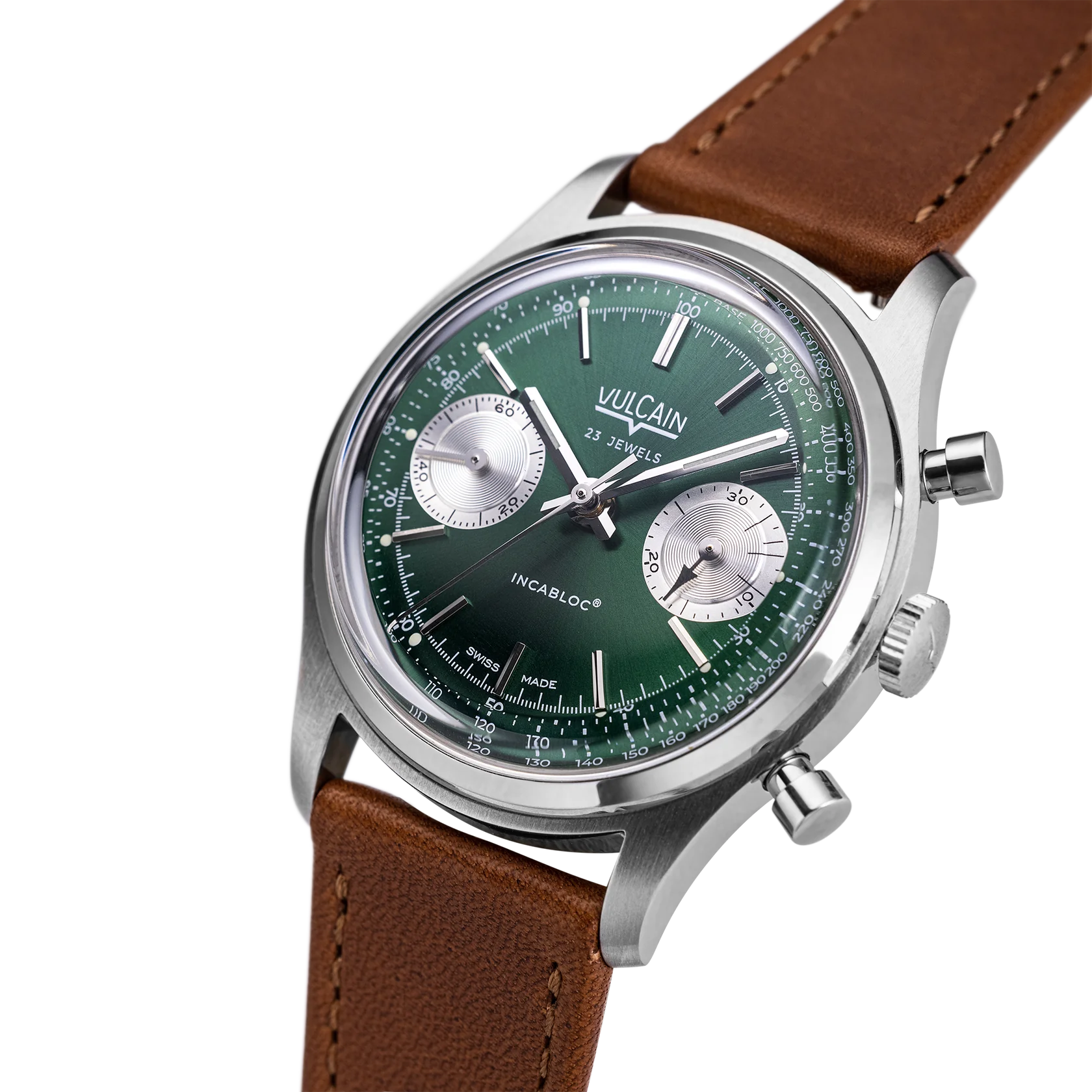 Vulcain Chronograph 1970's Green (38mm) 640109A90