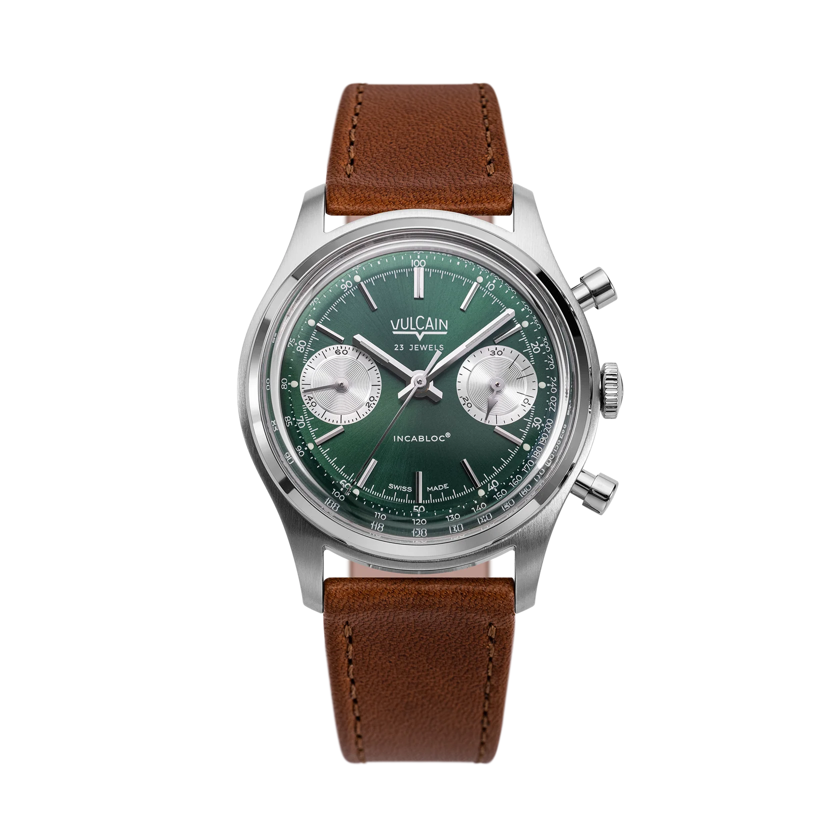 Vulcain Chronograph 1970's Green (38mm) 640109A90