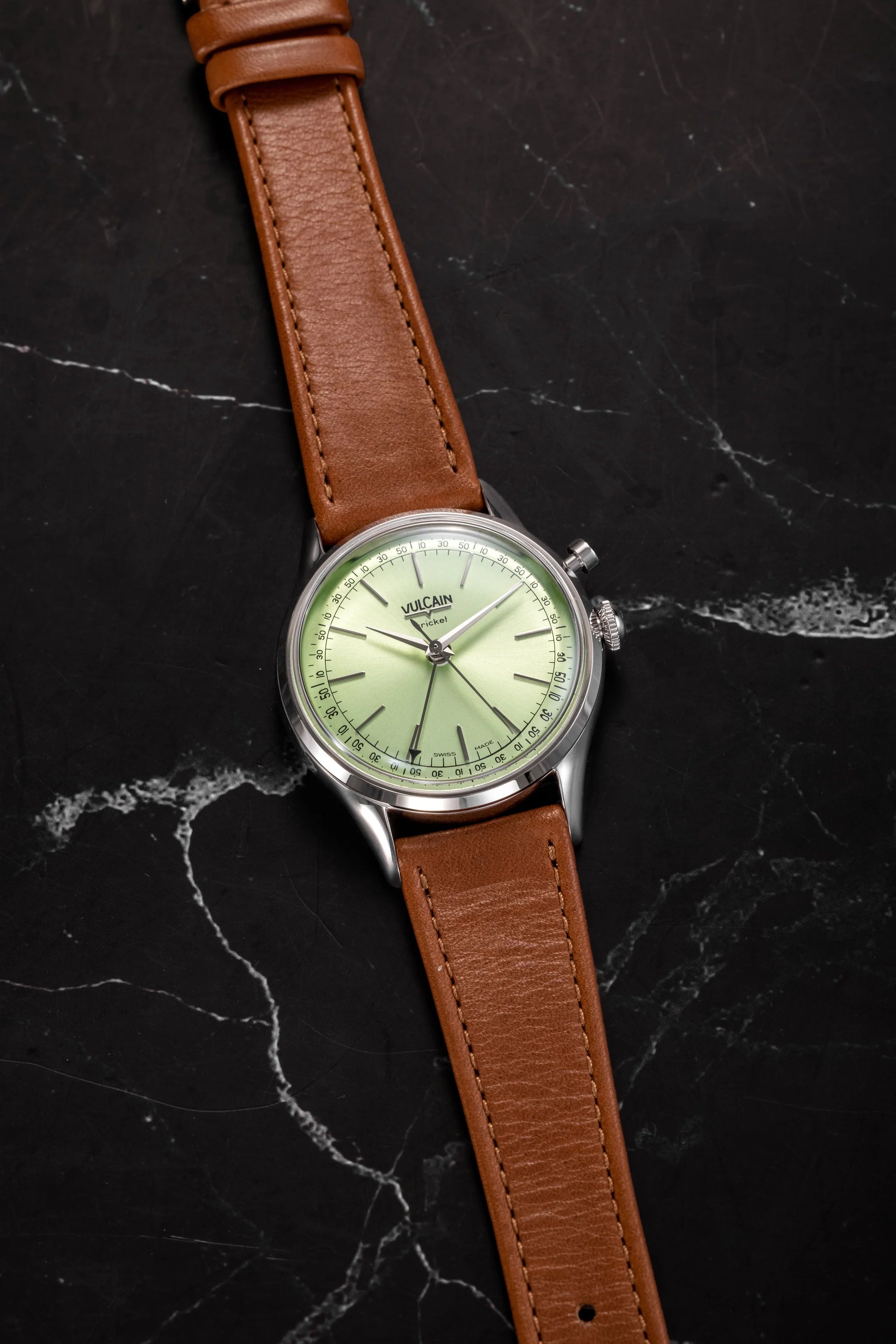 Vulcain Cricket President (39mm) Pistachio Green 100173A90 / 100273A90