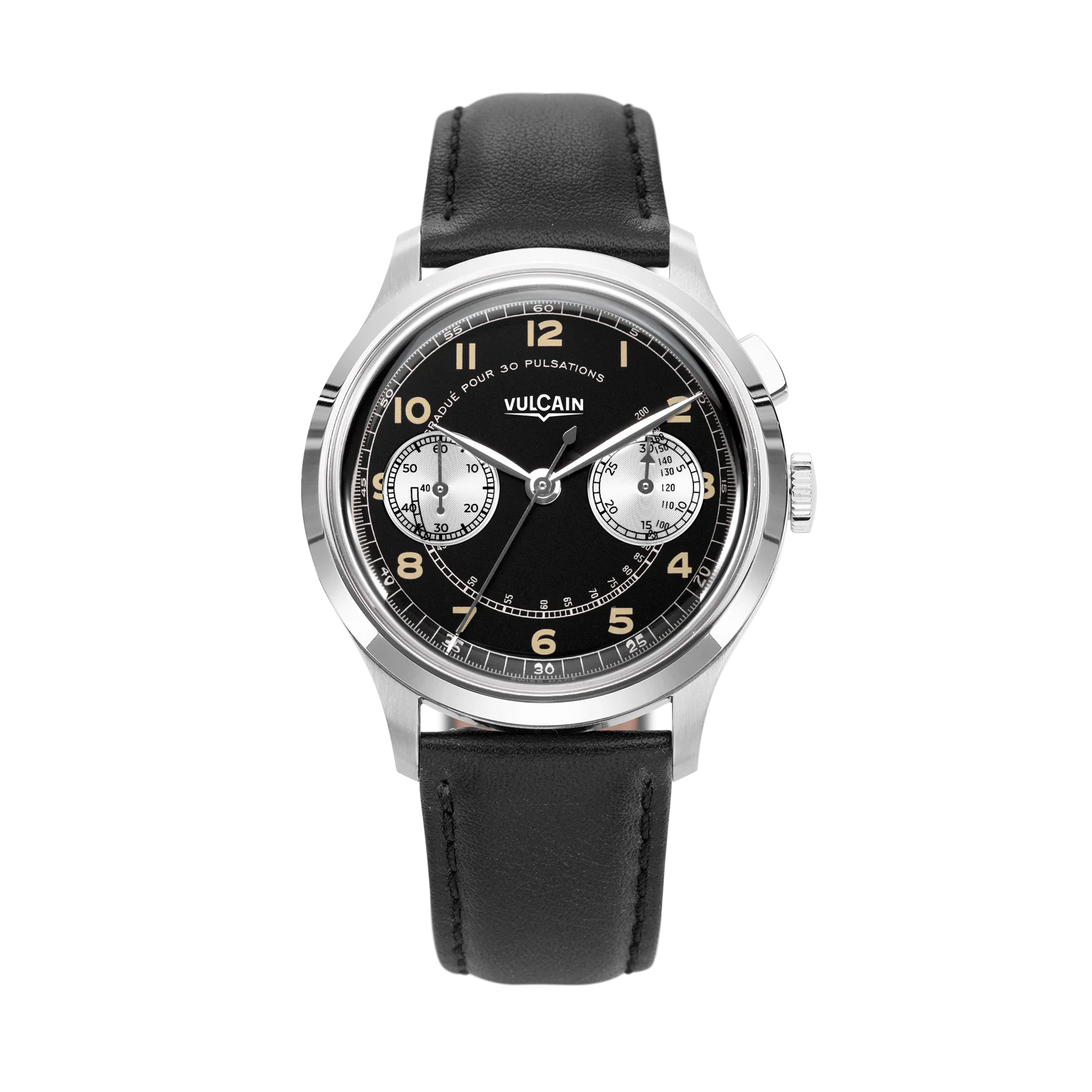 Vulcain Monopusher Heritage Black & White (39mm) 650157A08