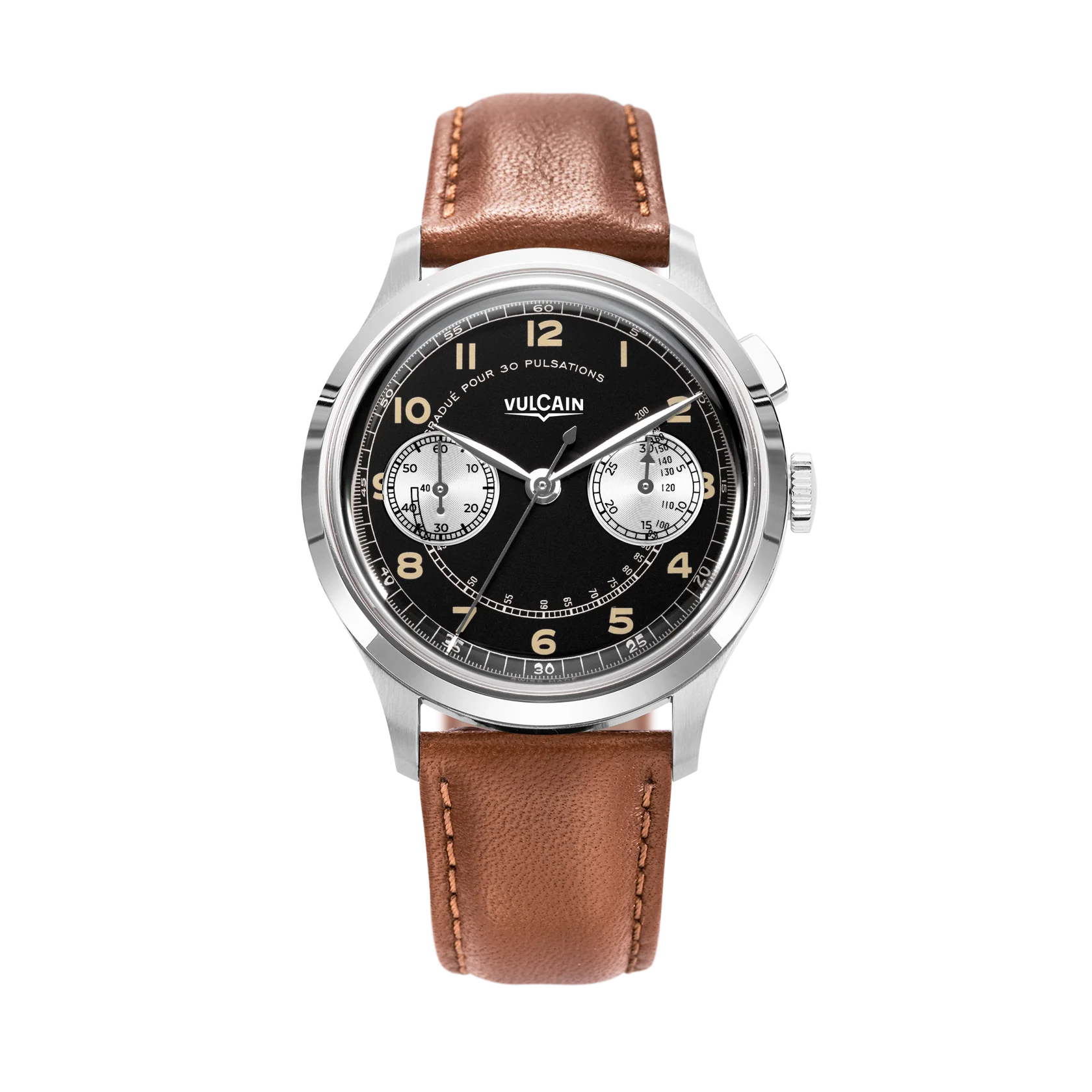 Vulcain Monopusher Heritage Black & White (39mm) 650157A08