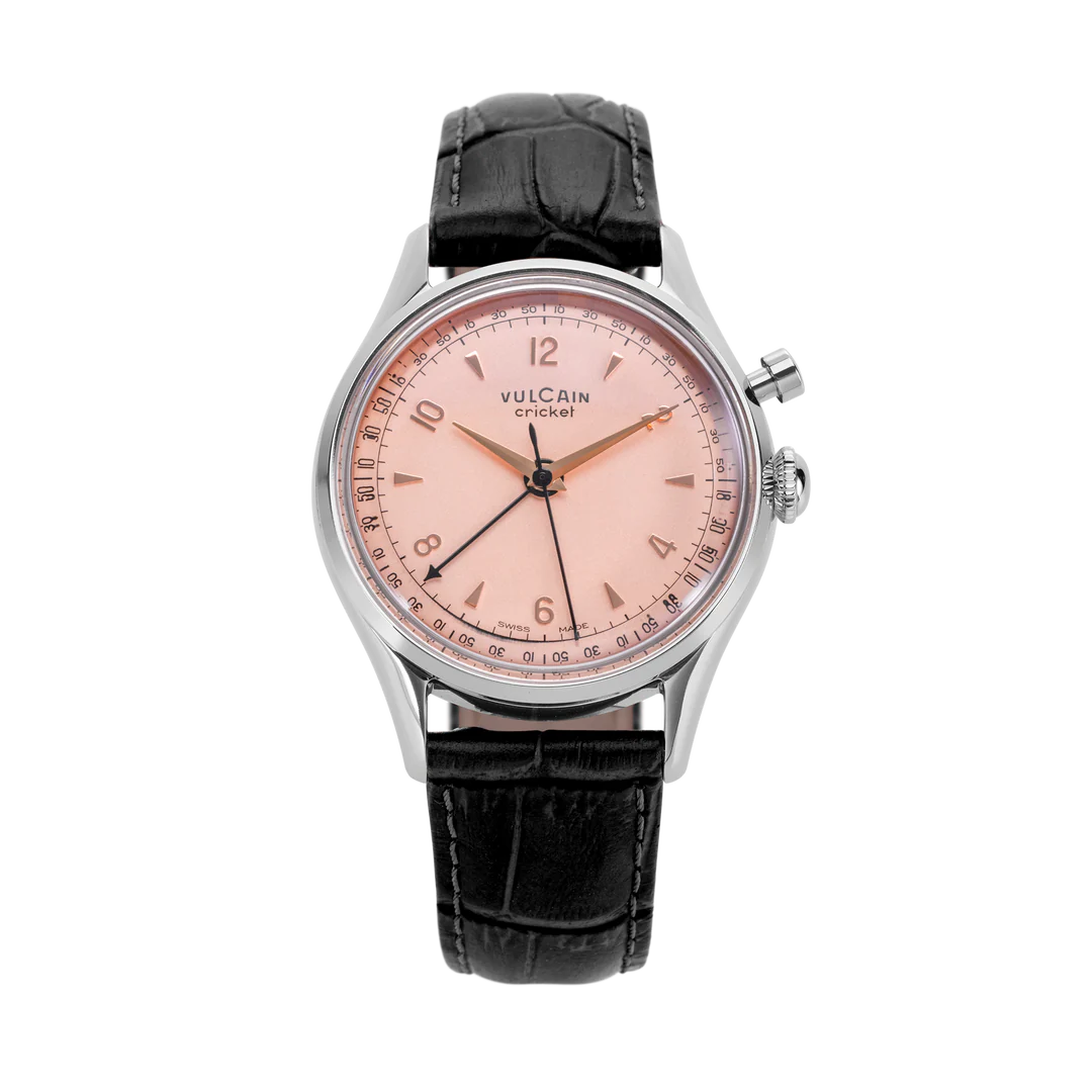 Vulcain Cricket Tradition Alarm (36mm) Salmon 100172A80 / 100272A80