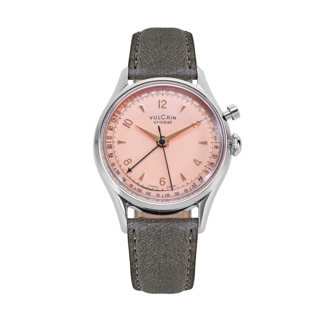 Vulcain Cricket Tradition Alarm (36mm) Salmon 100172A80 / 100272A80