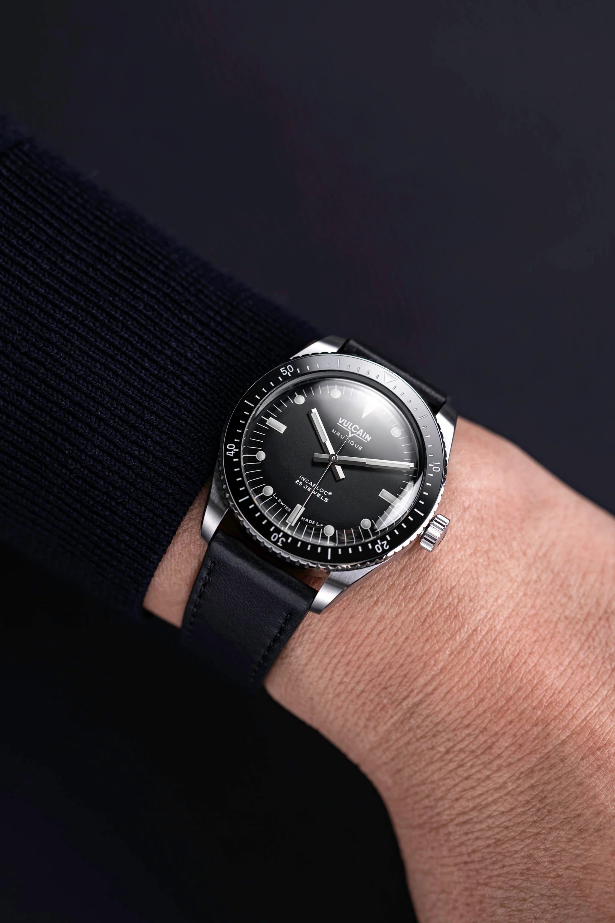 Vulcain Skindiver Nautique Black (38mm) 660170B07