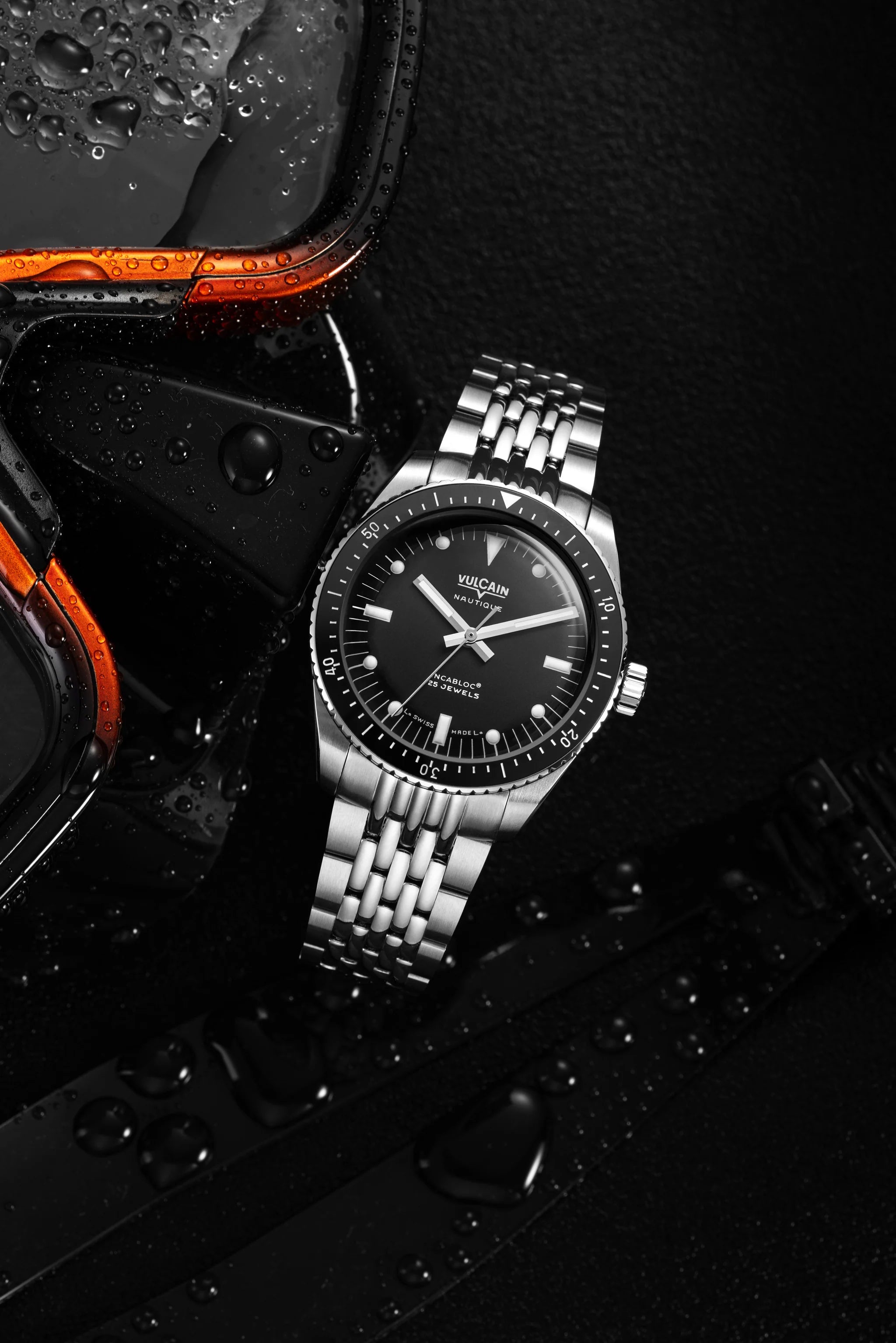 Vulcain Skindiver Nautique Black (38mm) 660170B07