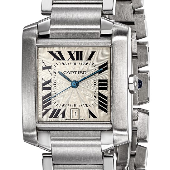 Cartier Men's Tank Francaise Automatic Pre-Owned W51002Q3
