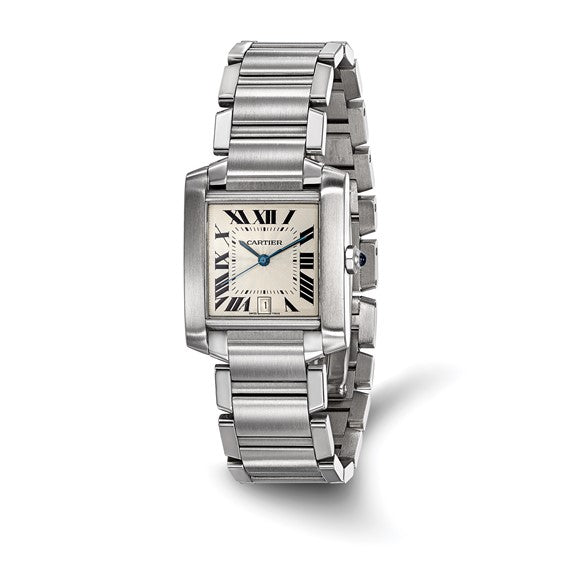 Cartier Men's Tank Francaise Automatic Pre-Owned W51002Q3