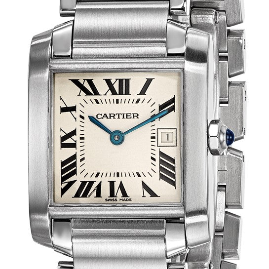Cartier Midsize Tank Francaise Quartz Pre-Owned W51011Q3