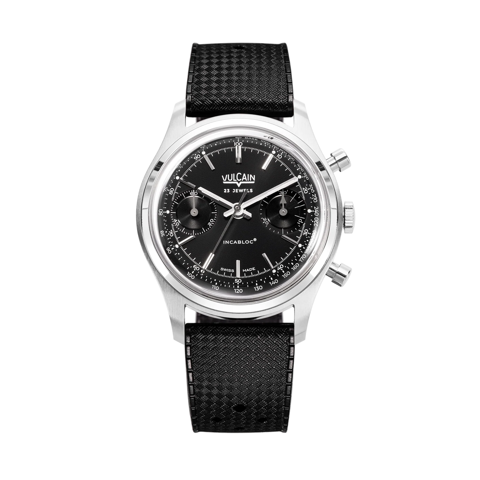 Vulcain Chronograph 1970's Black (38mm) 640109B00.BAR200