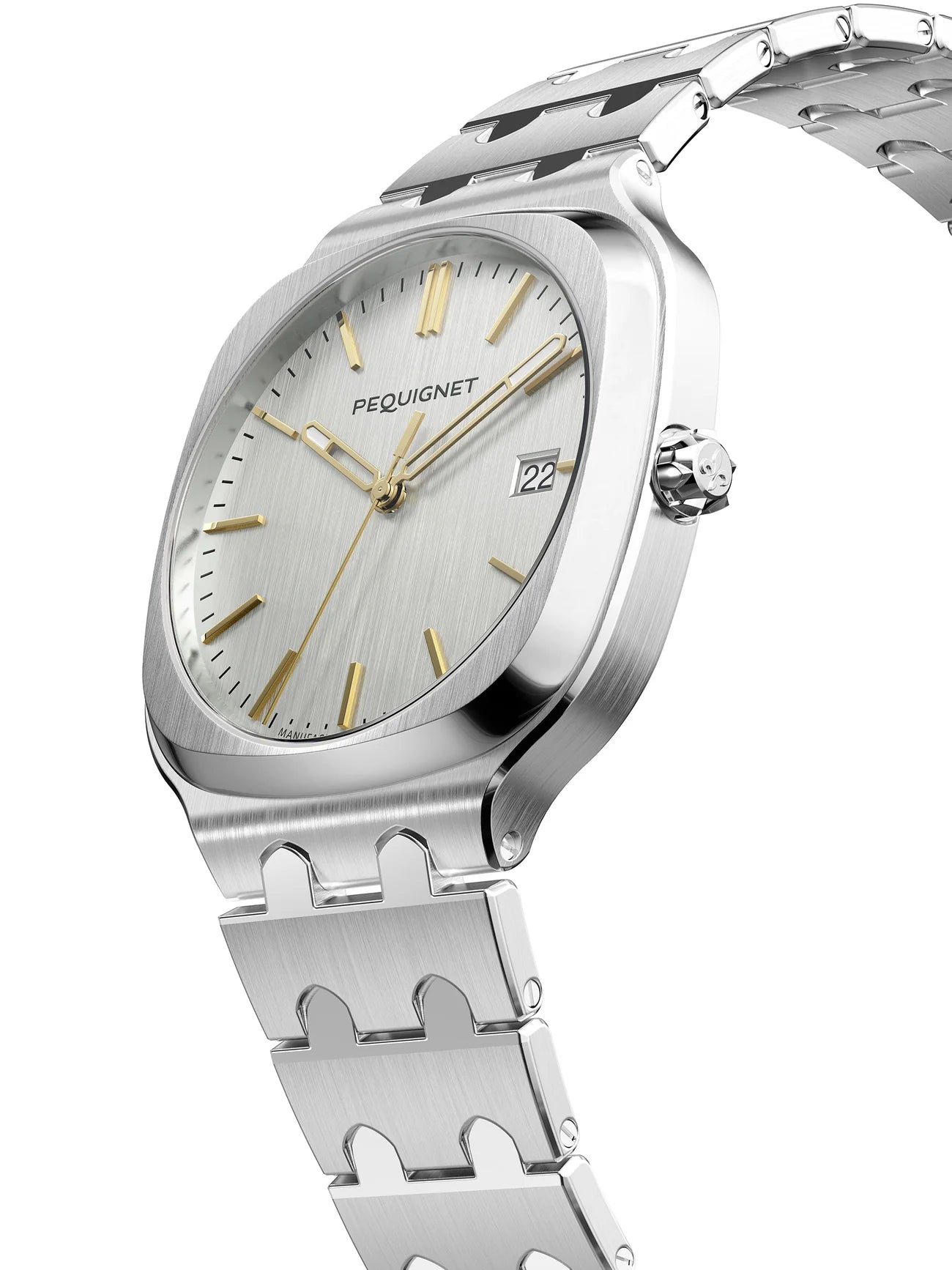 Pequignet Concorde Silver w/ Gold (40mm) 9040333