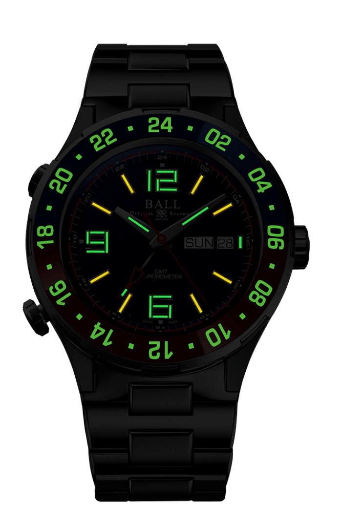 BALL Roadmaster Marine GMT (40mm) DG3000A-S4C-BE