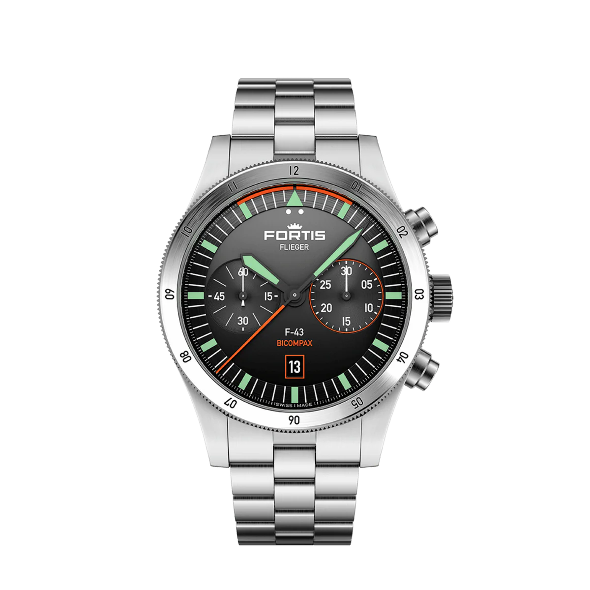 Fortis Flieger F-43 Bicompax Original F4240004