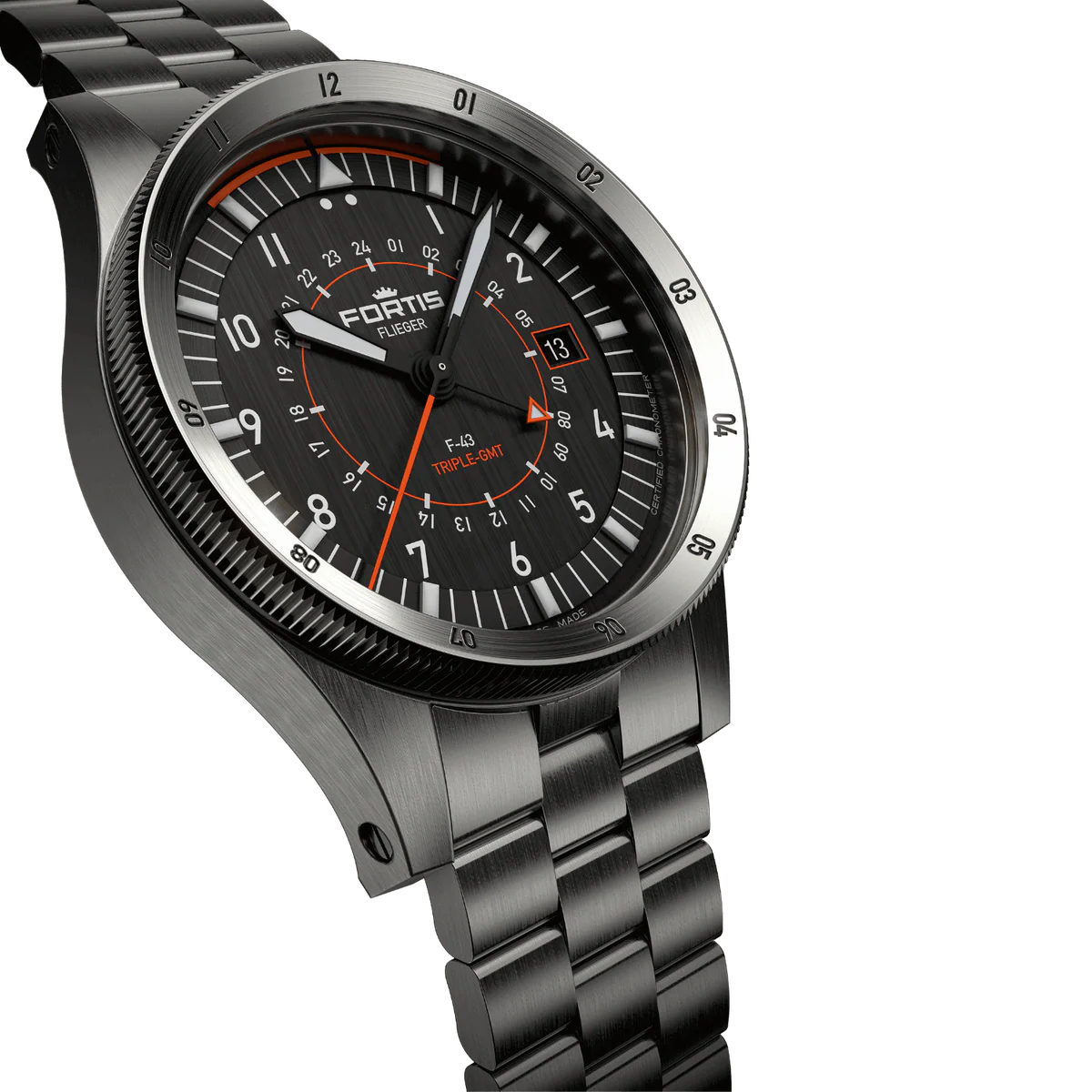 Fortis Flieger F-43 Triple GMT Original F4260000