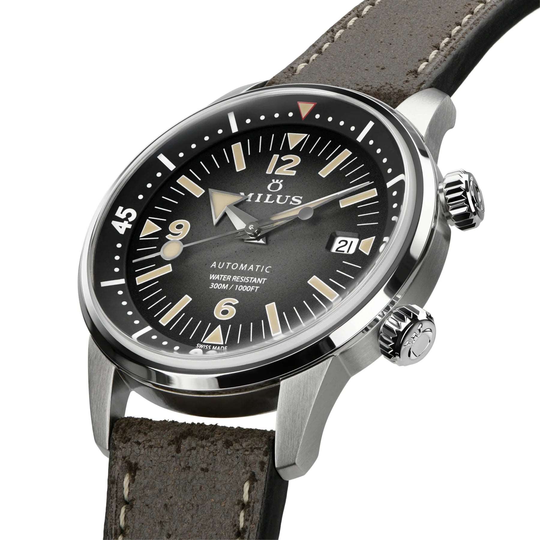 Archimèdes by Milus: Gravel Black