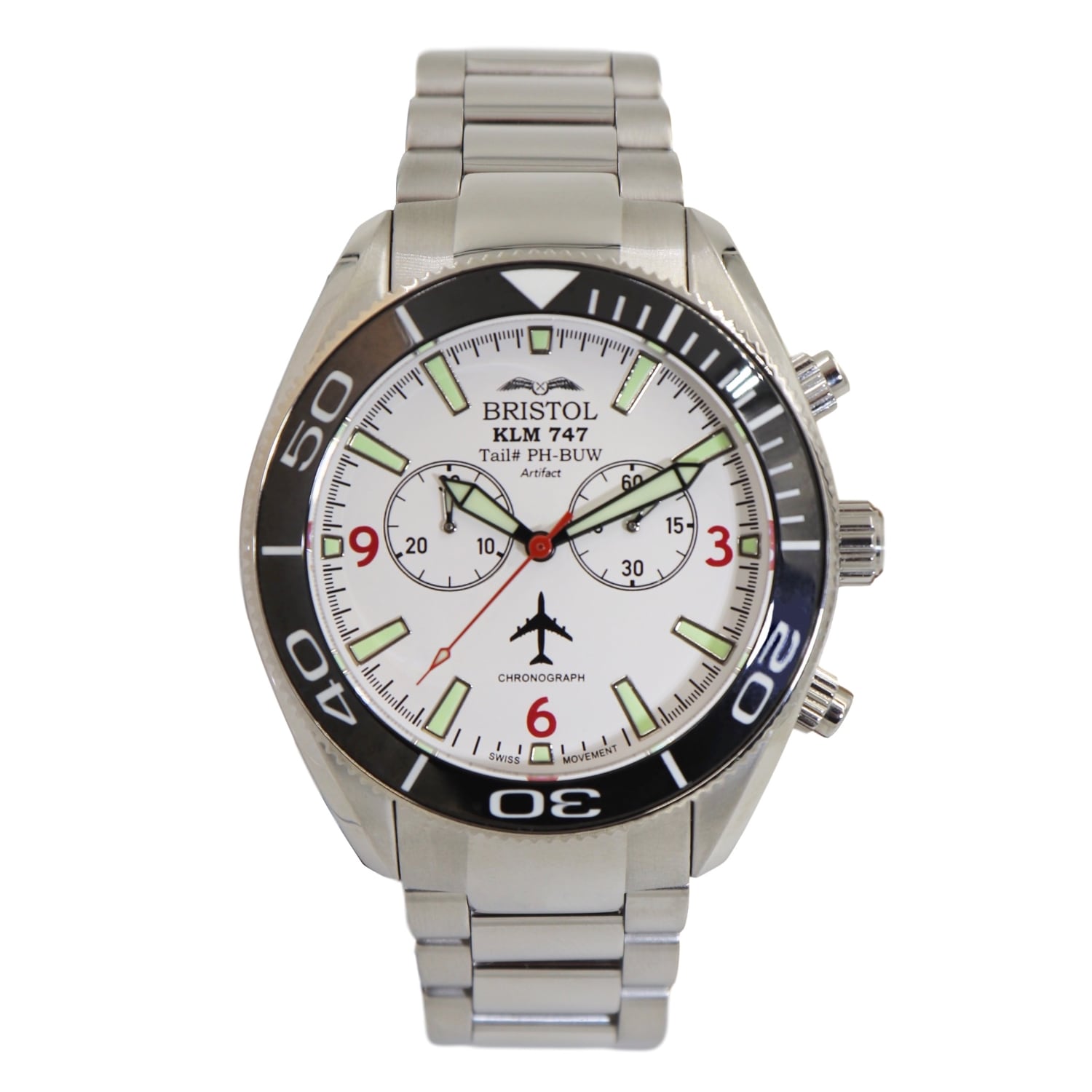 Bristol 747 Tribute - White (44mm) BW47B