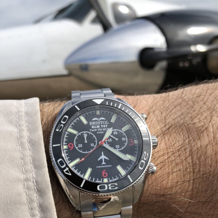 Bristol 747 Tribute - Black (44mm) BW47A