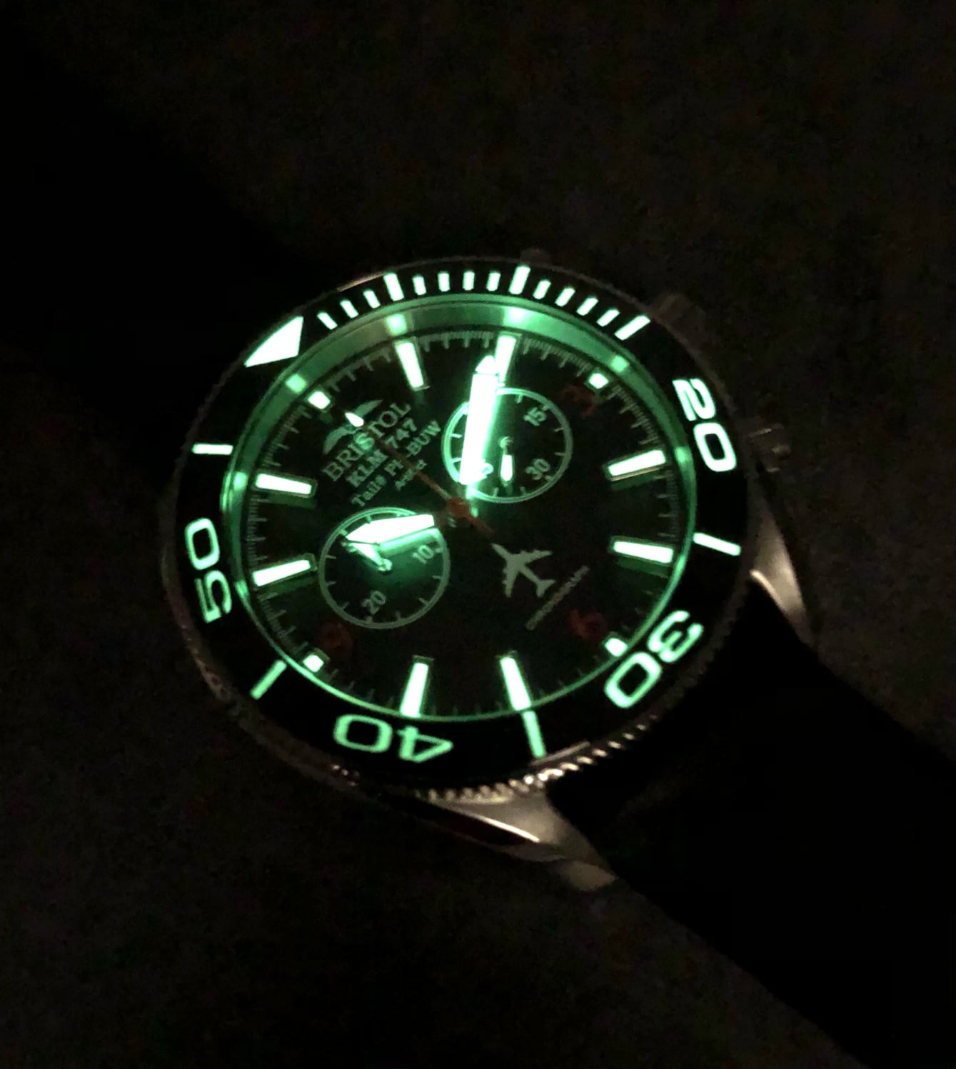 Bristol 747 Tribute - Black (44mm) BW47A