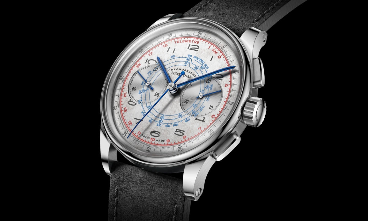 Lowenthal Villoresi Chronograph Azurro La Plata (38.5mm)